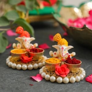 ganesh haldi kumkum holder
