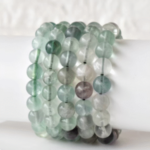green fluorite bracelet gemstone bracelet