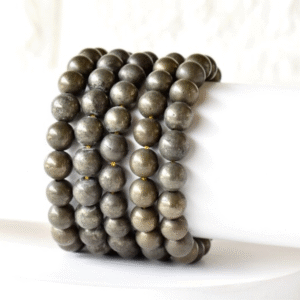 real pyrite bracelet stone bracelet