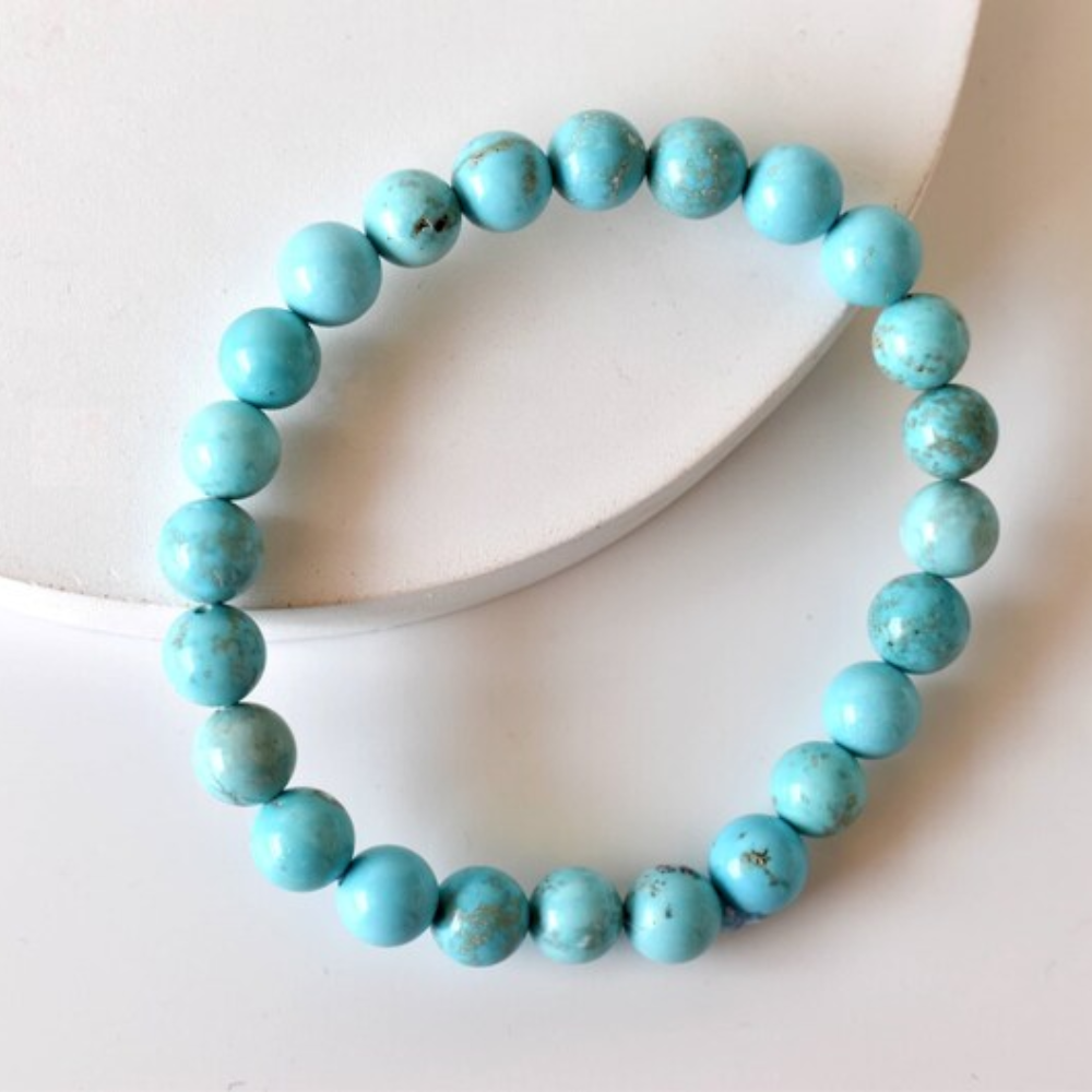 turquoise howlite bracelet, healing bracelet