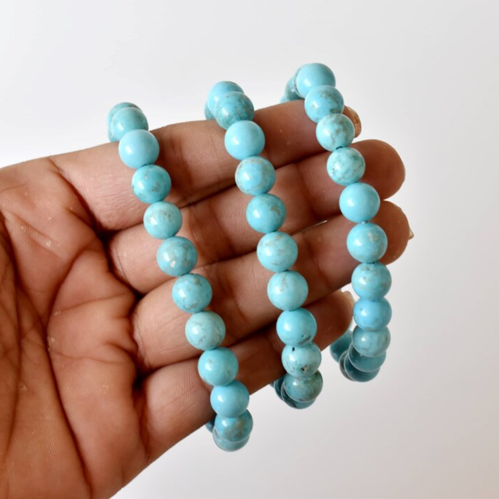 turquoise howlite bracelet, healing bracelet