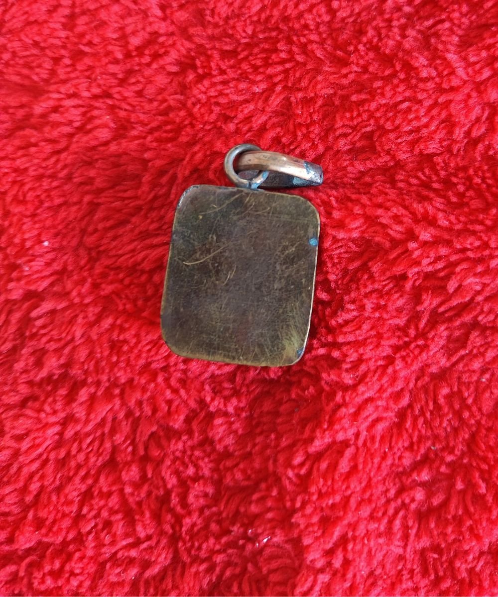 Coral Mangal Yantra Pendant