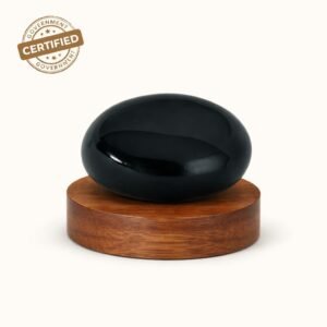 Black Obsidian Stone – Shani Dham Mandir