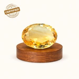 Citrine Sunela Stone - Shani Mandir