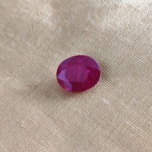 4.90 Ct Natural Ruby Stone – Certified Original Manik Gemstone